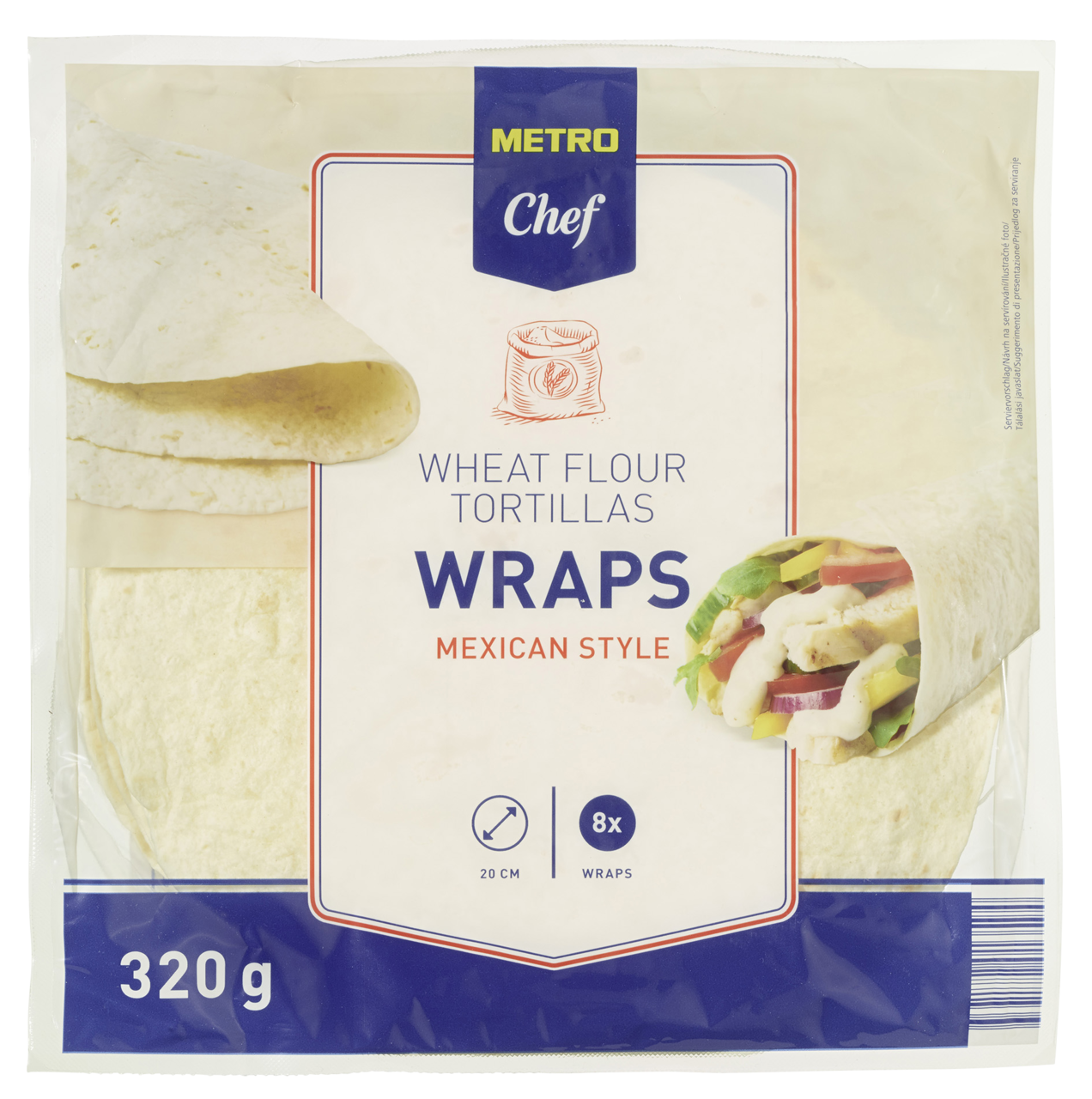 METRO Chef Tortilla Wraps 320 g