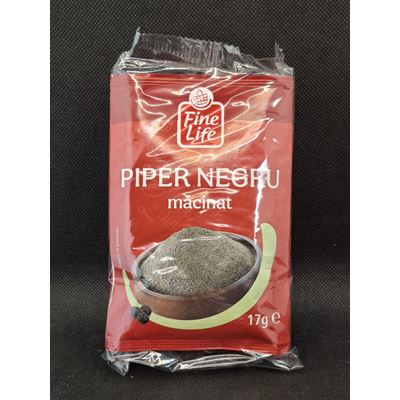 Fine Life Piper Negru Macinat 5 x 17 g