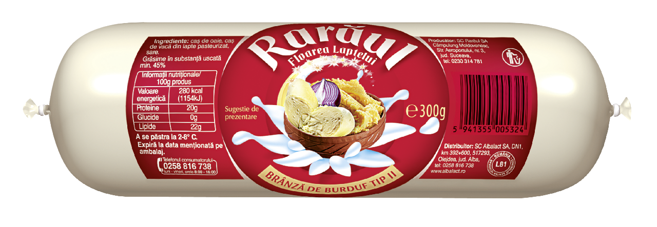 RARAUL Branza Burduf 300 g