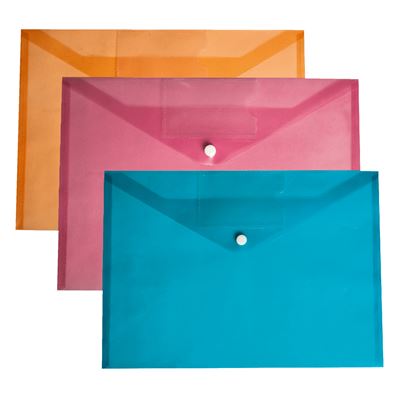 Mapa A4 cu Buton Soft Diverse Culori