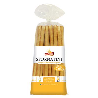 LA MOLE Sfornatini Grisine cu Masline 200 g