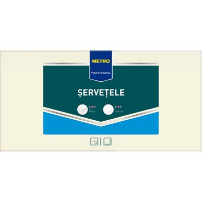 METRO PROFESSIONAL Servetele Crem 33 cm