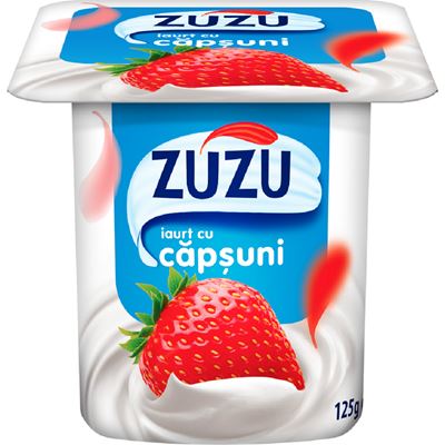 ZUZU Iaurt cu Capsuni 125 g