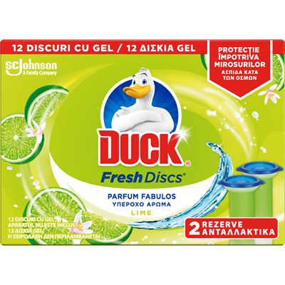 DUCK Odorizant WC Fresh Discs Rezerva Lime 2 x 36 ml