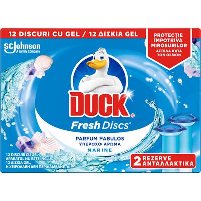 DUCK Odorizant WC Fresh Discs Rezerva Marine 2 x 36 ml
