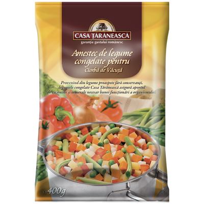 CASA TARANEASCA Amestec Legume Ciorba Vacuta 400 g ❄