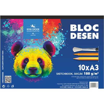 KOH-I-NOOR Bloc Desen A3 10 File