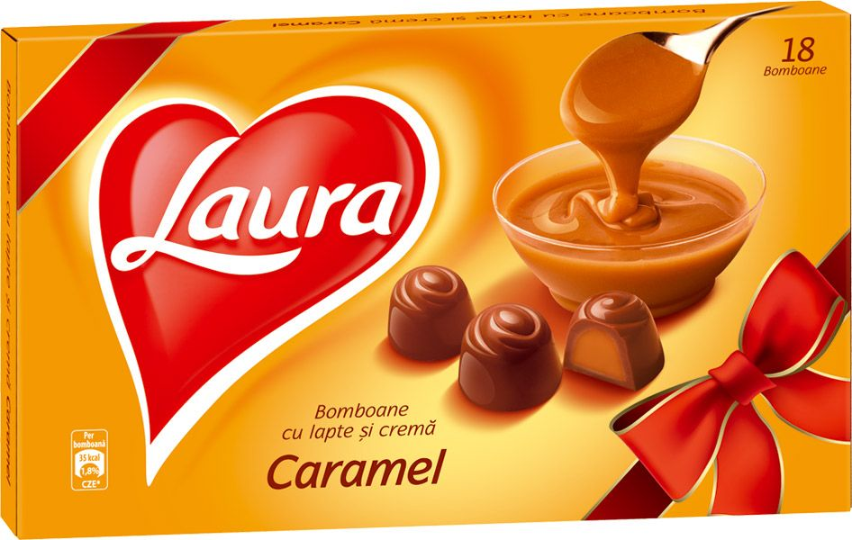 LAURA Bomboane cu Caramel 138 g