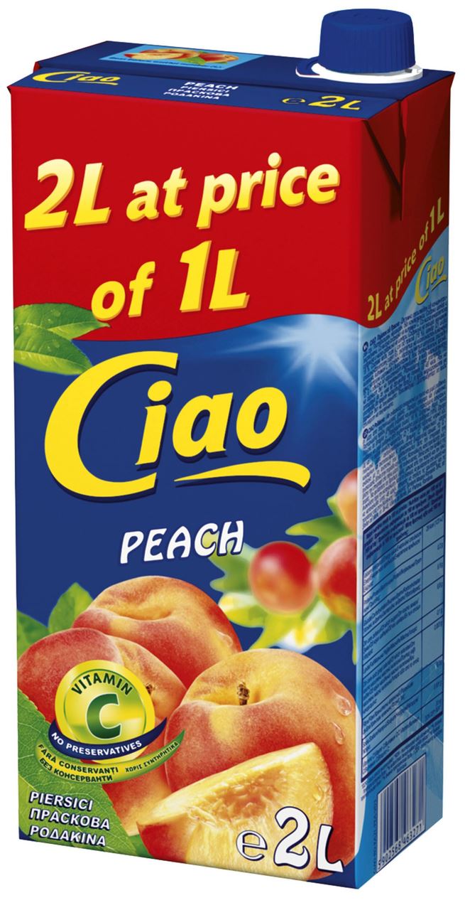 Ciao Suc Piersici 2 L