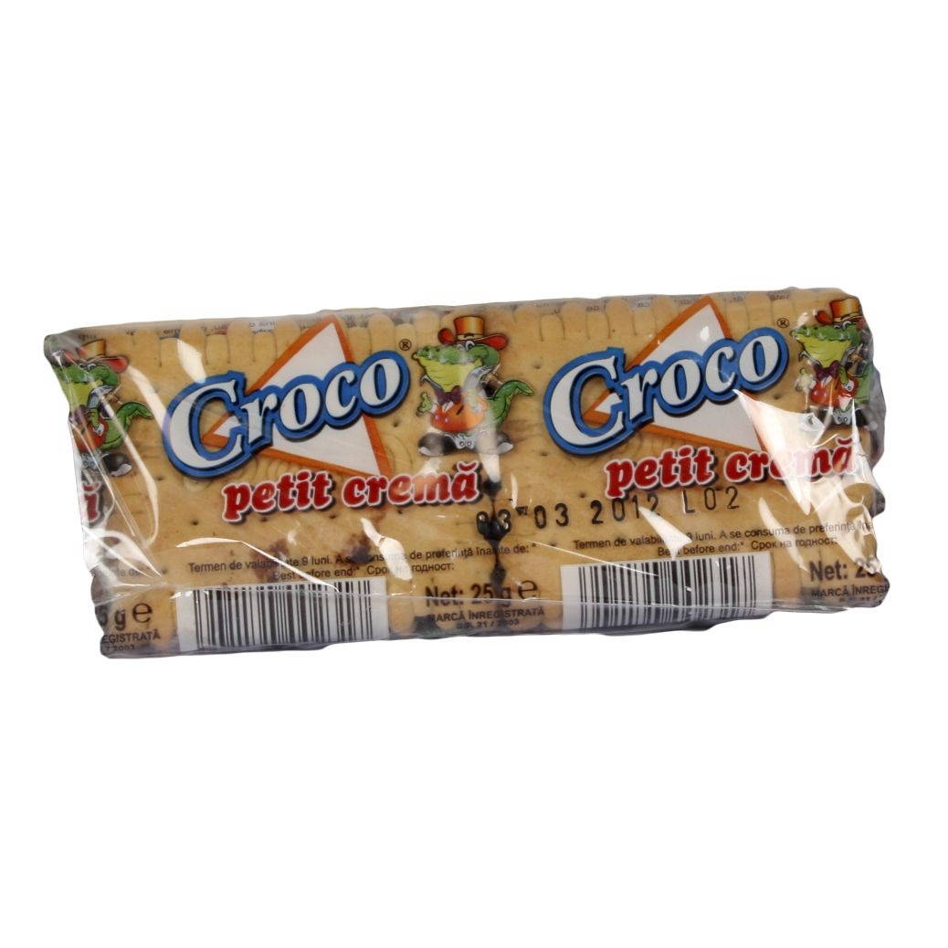 CROCO Biscuiti Crema Cacao 10 x 25 g