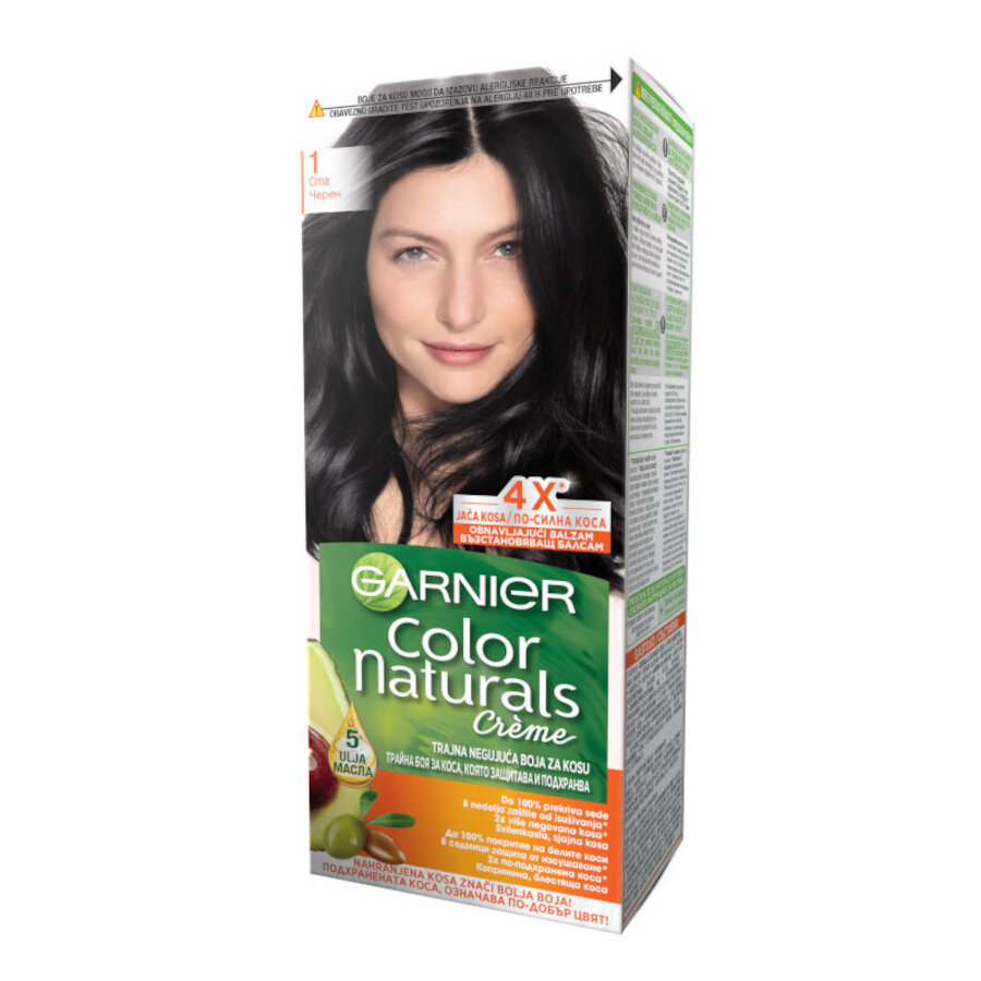 GARNIER color naturals Farba za kosu 1, 112 ml kutija