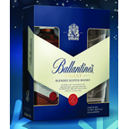 Ballantine's Finest viski 0,7 l 40 % vol sa čašama, boca i 2 čaše u kutiji