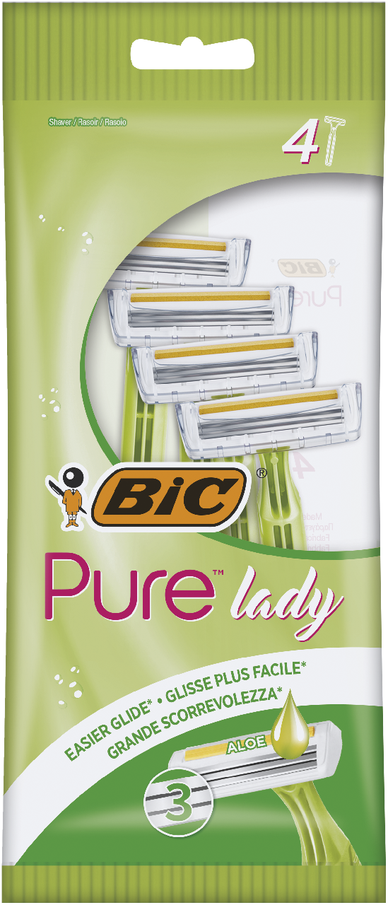 BiC Ženski brijač pure lady 4 komada u pakovanju