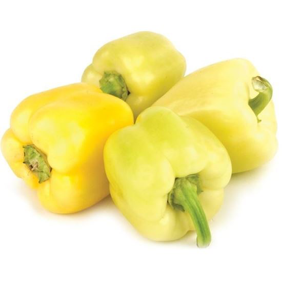 Paprika babura žuta. Prodaje se na kg.