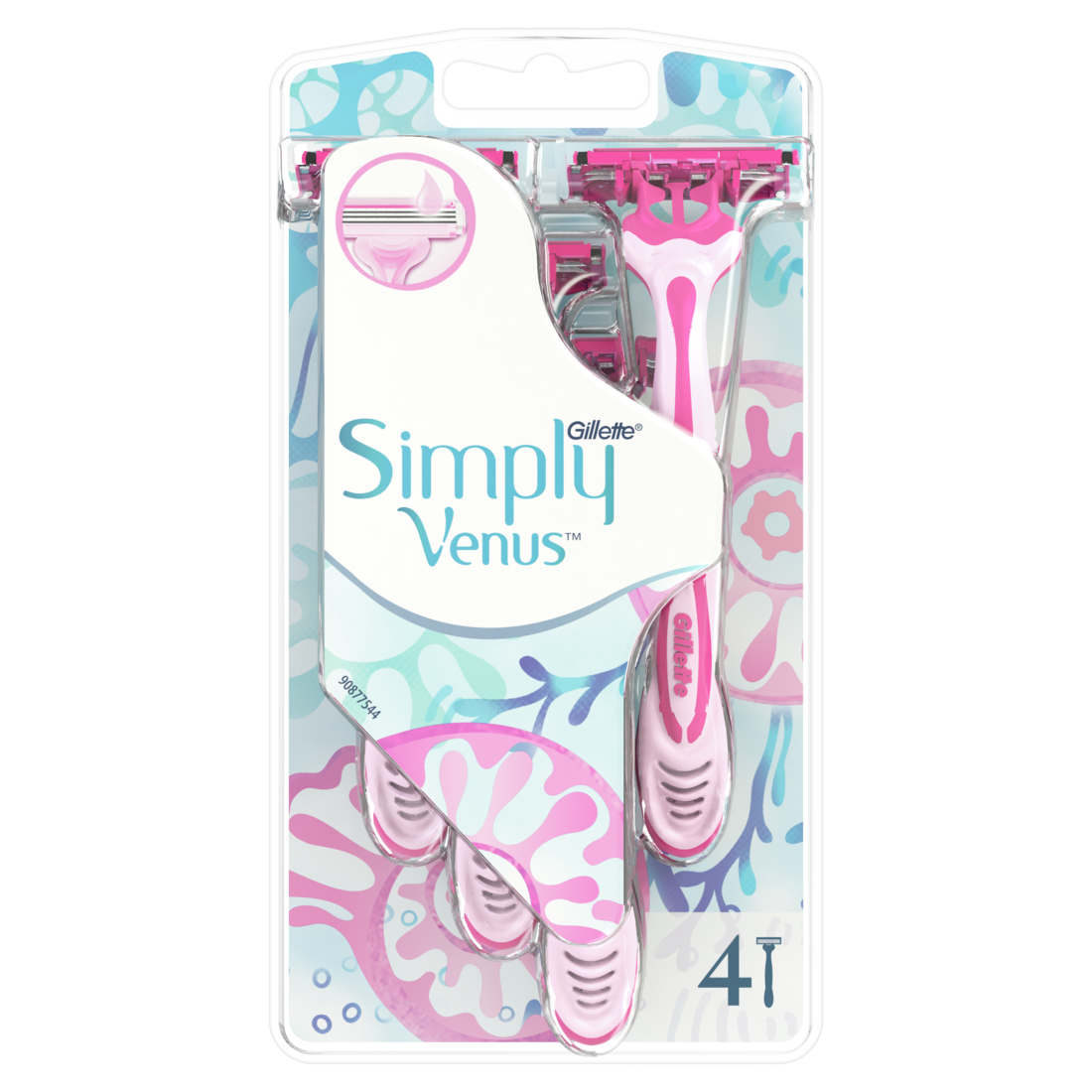 Gillette Venus 3 Ženski brijač sa 3 sečiva, 4 kom 