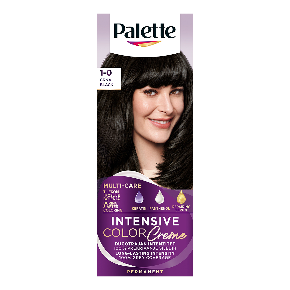 Palette Farba za kosu icc N1 black 110 ml