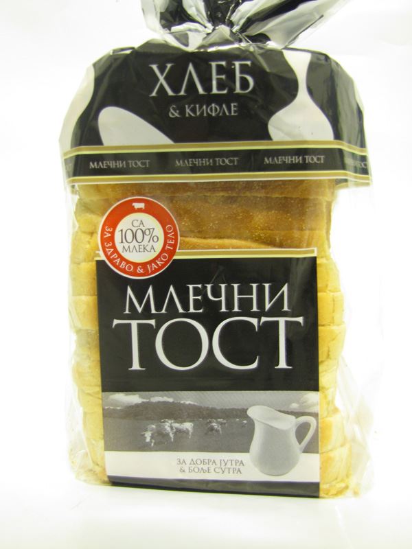 Tost mlečni 500g Hleb&kifle