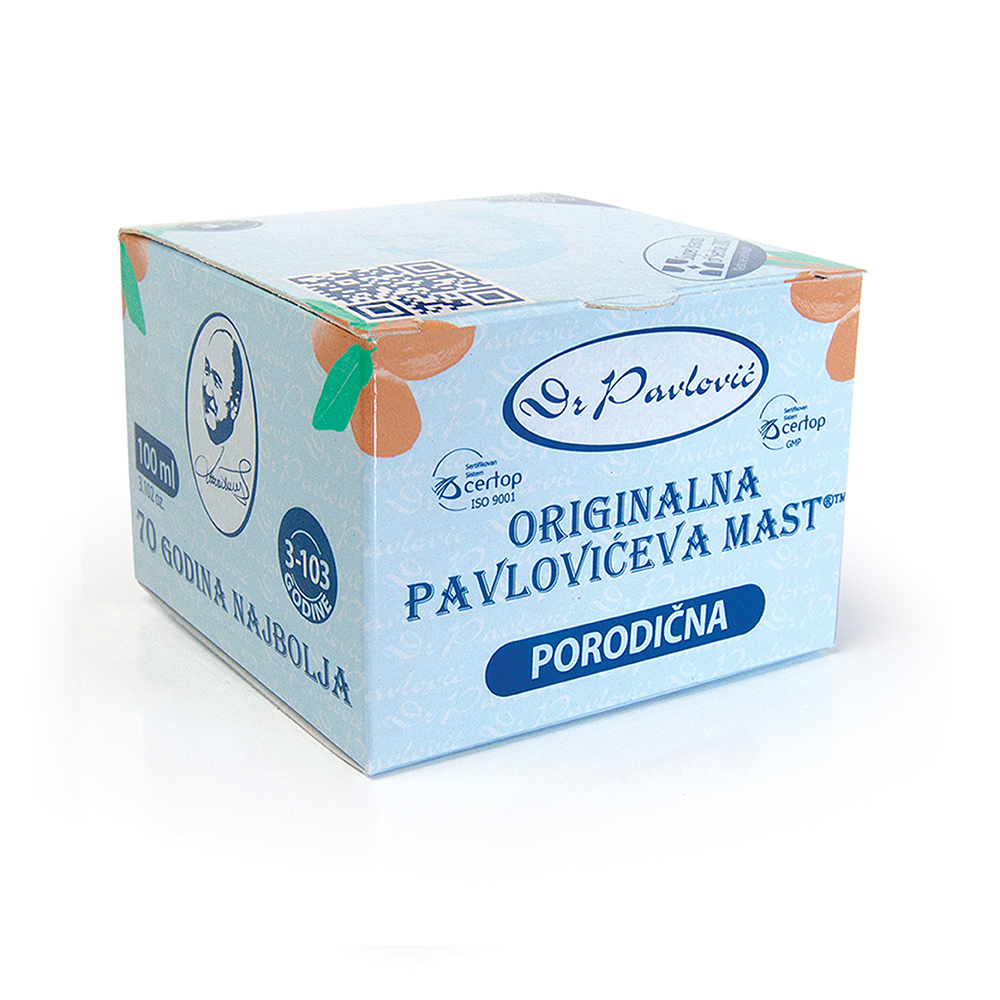 PAVLOVIĆEVA MAST za bebe original 3+ porodična 100 g