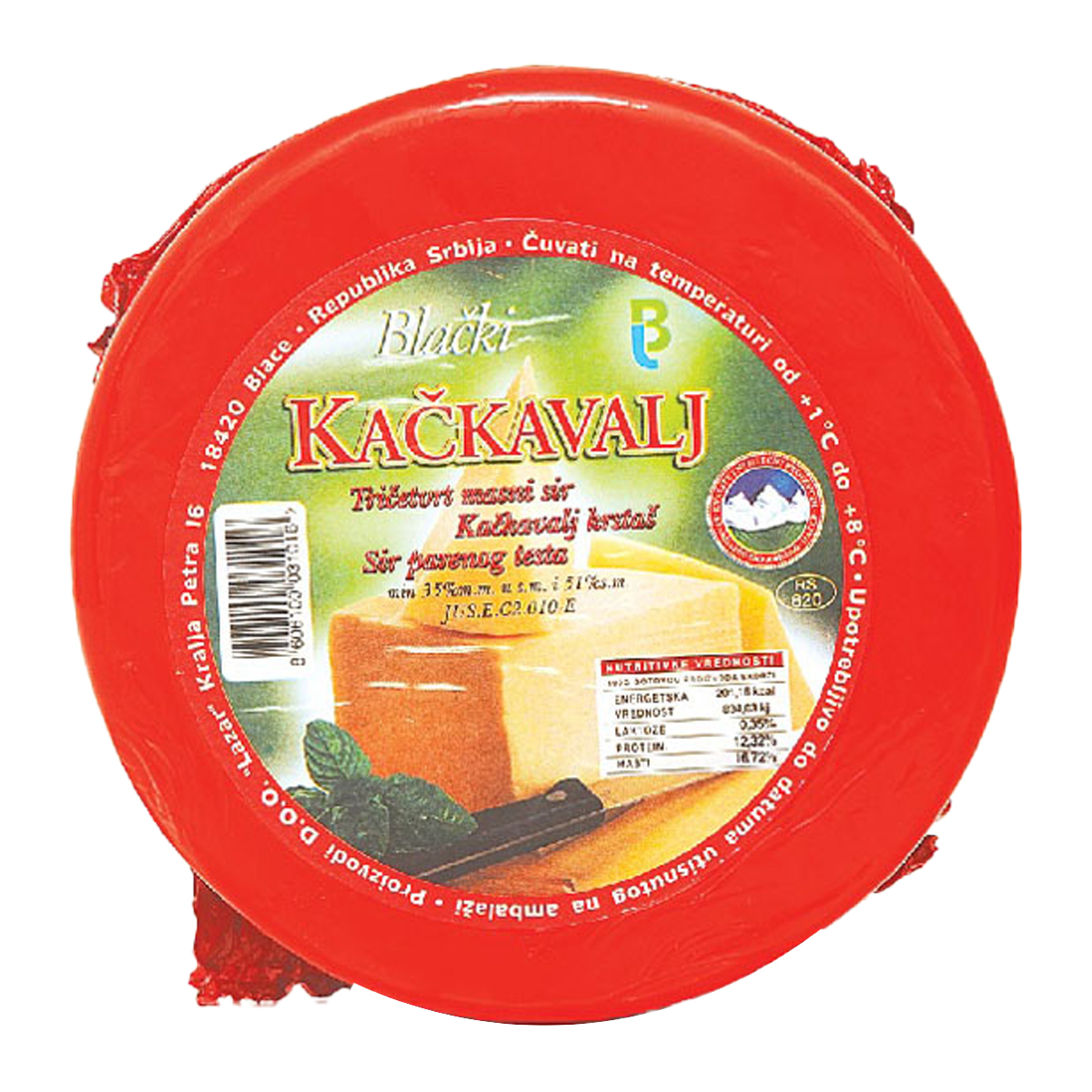 Blački Sir kačkavalj kocka cca 2,2 kg