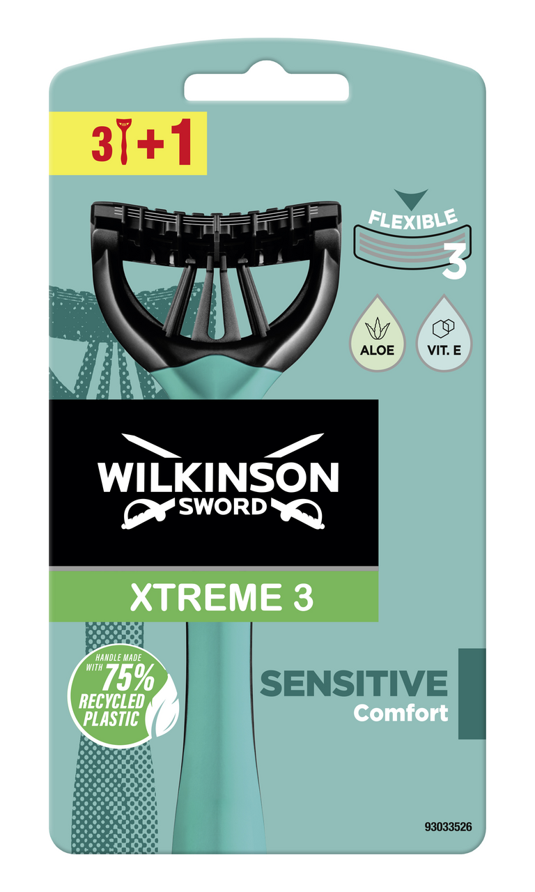 WILKINSON Brijač xtreme 3 sensitive 3+1 gratis