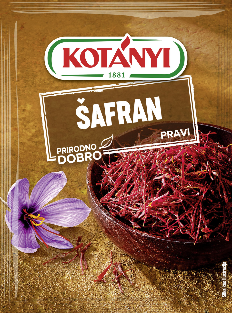 KOTÁNYI Začin šafran 0,12 g kesica
