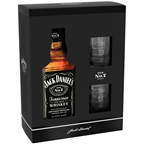 Jack Daniel's Viski 40% vol, 0,7 l + 2 čaše