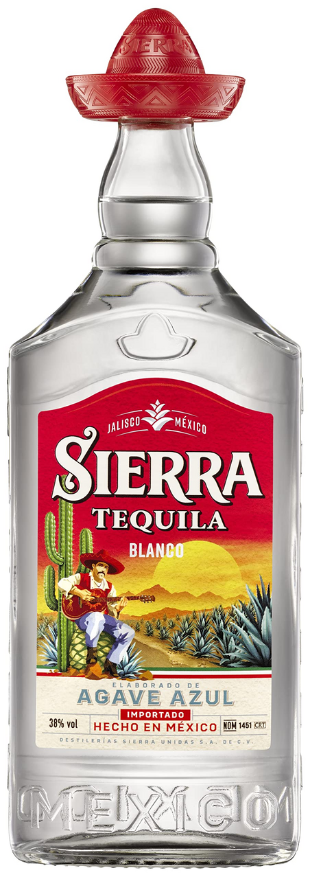 SIERRA Tekila silver 38% vol, 0,7 l