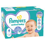Pampers Pelene active baby 4 maxi, 9-14 kg, 76/1 giant pack