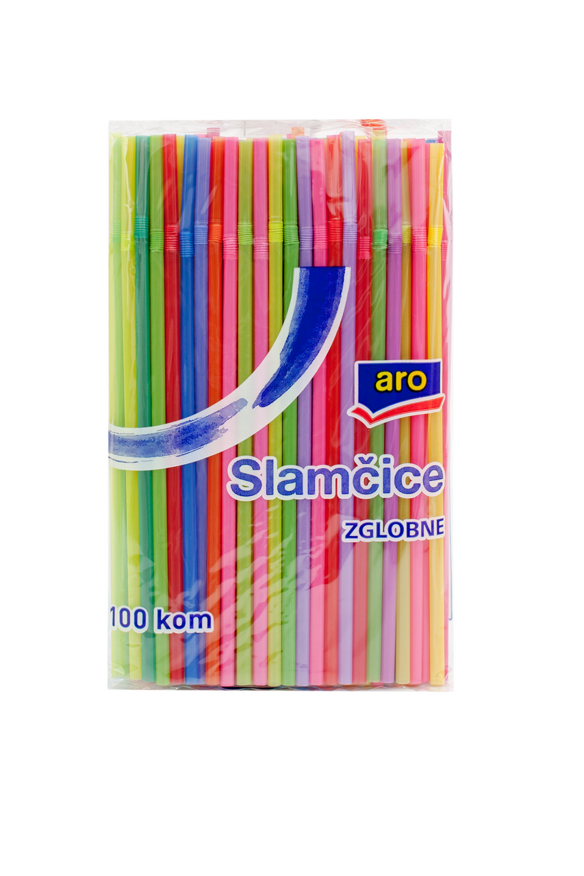 aro Zglobne slamčice mix 100/1