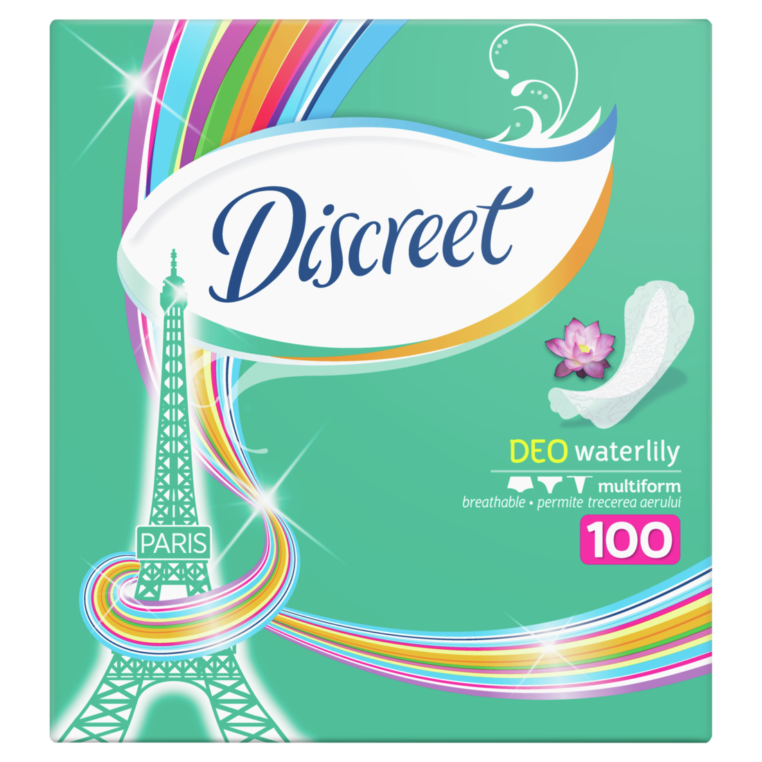 Discreet Dnevni ulošci water lilly 100