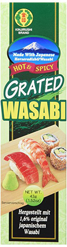 KINJIRUSHI Wasabi u tubi 43g