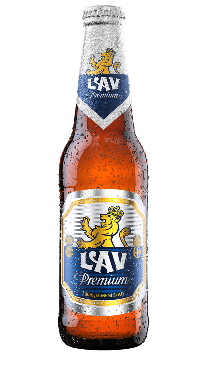 Lav Premium pivo 330 ml nepovratna boca