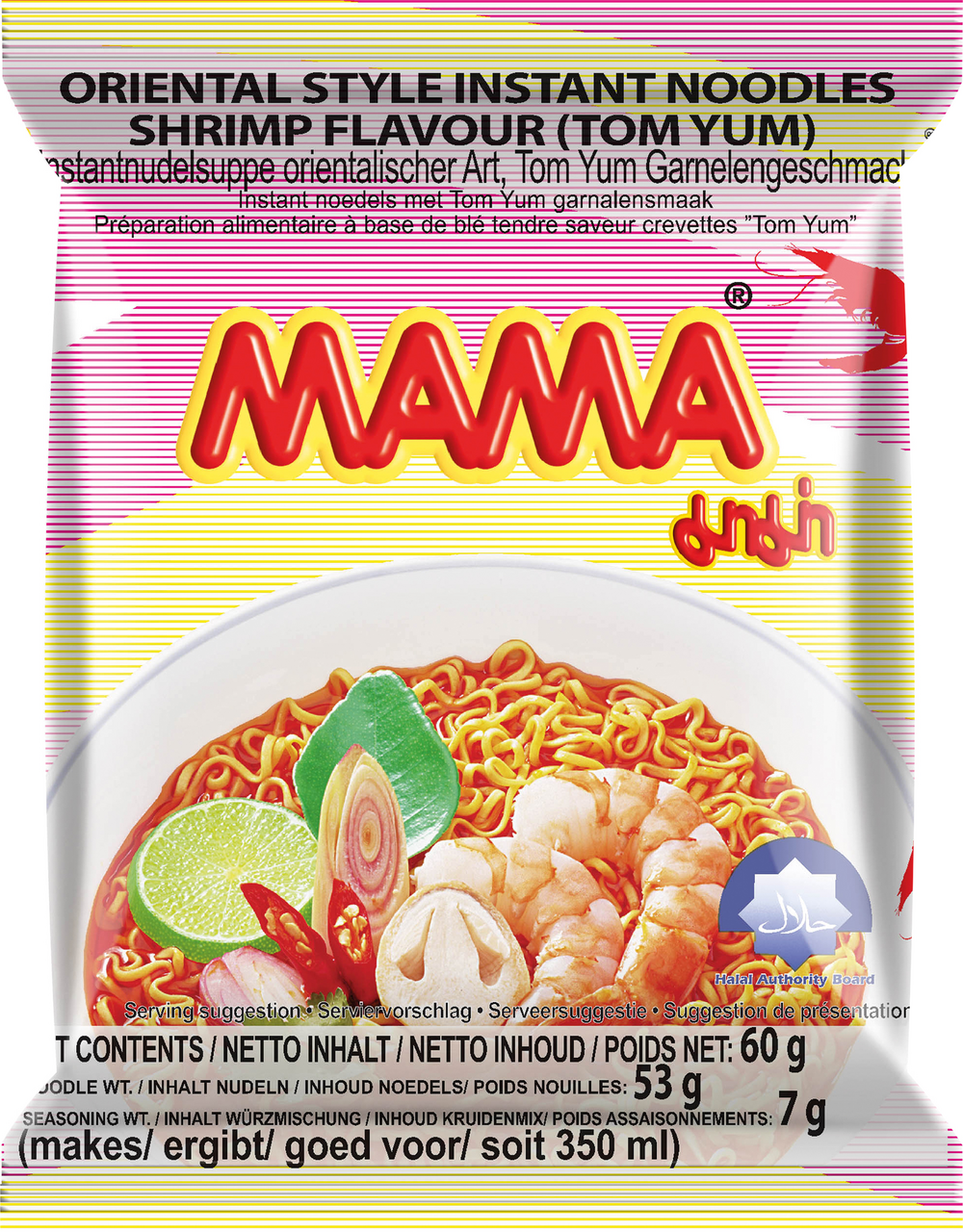 MAMA Nudle sa ukusom škampa 60 g