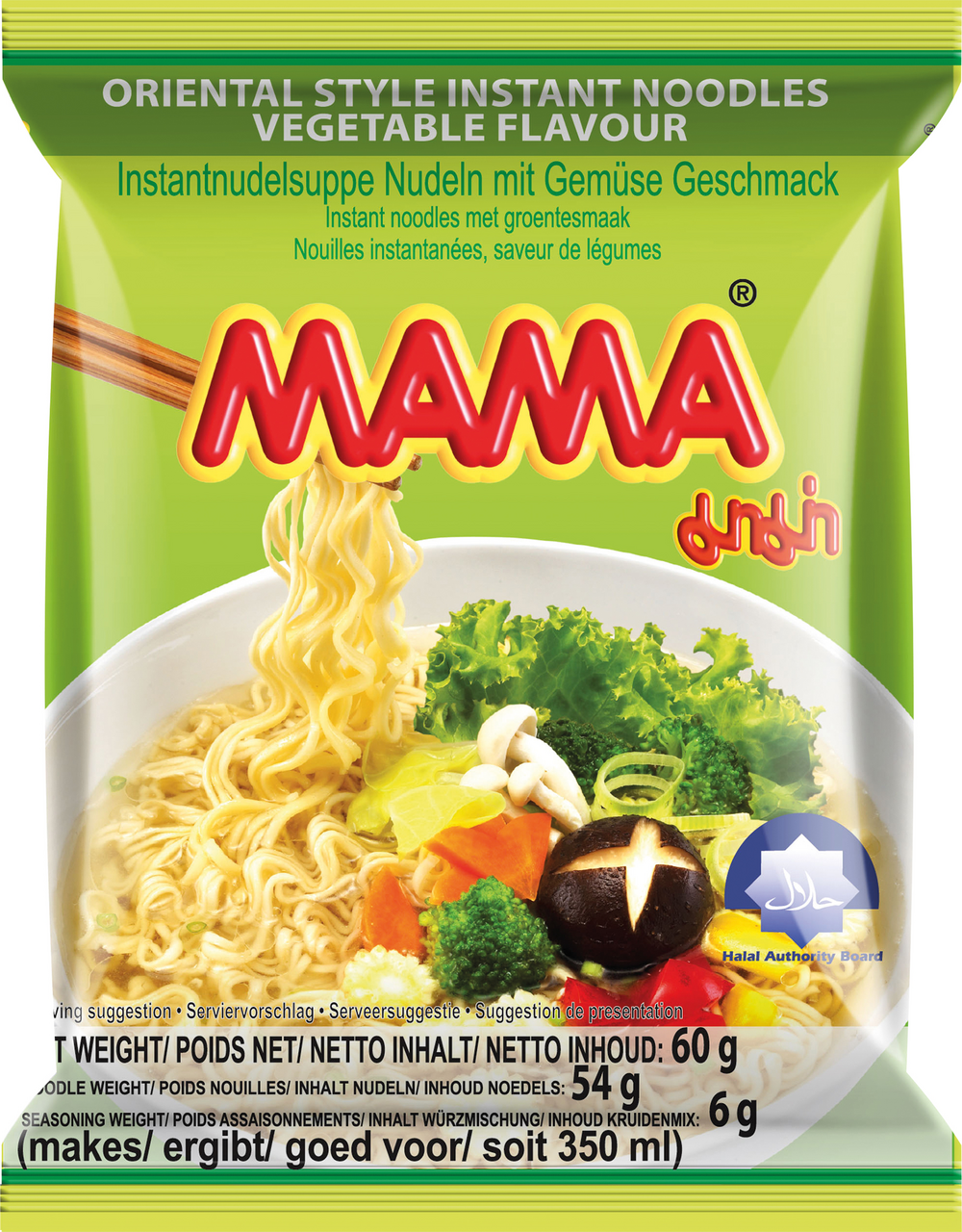 MAMA Nudle ukus povrća 60 g