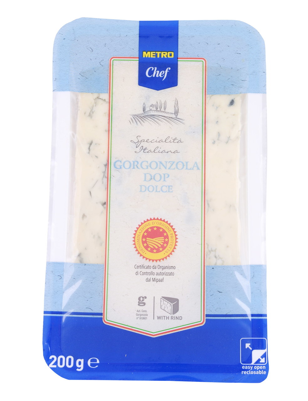 METRO Chef Sir gorgonzola dolce dop 48% masti u suvoj materiji, 200 g