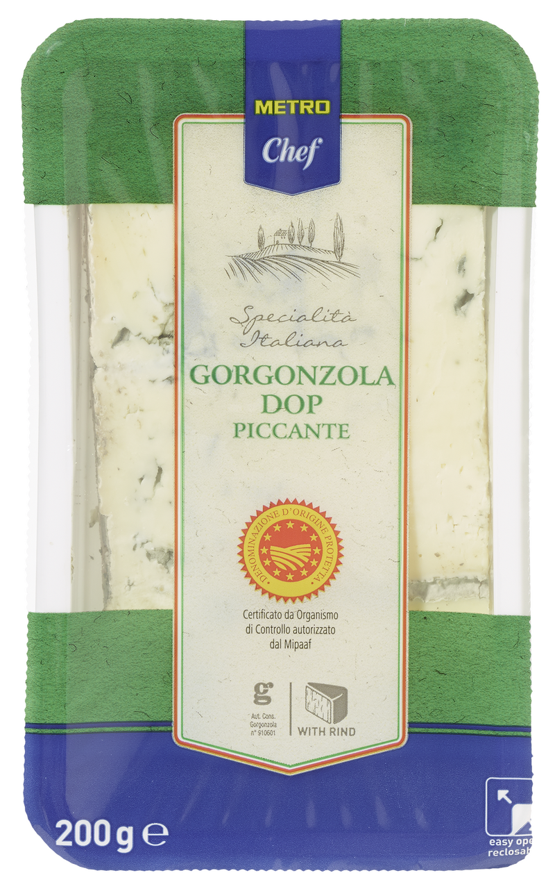 METRO Chef Sir gorgonzola pikant dop 48% masti u suvoj materiji, 200 g