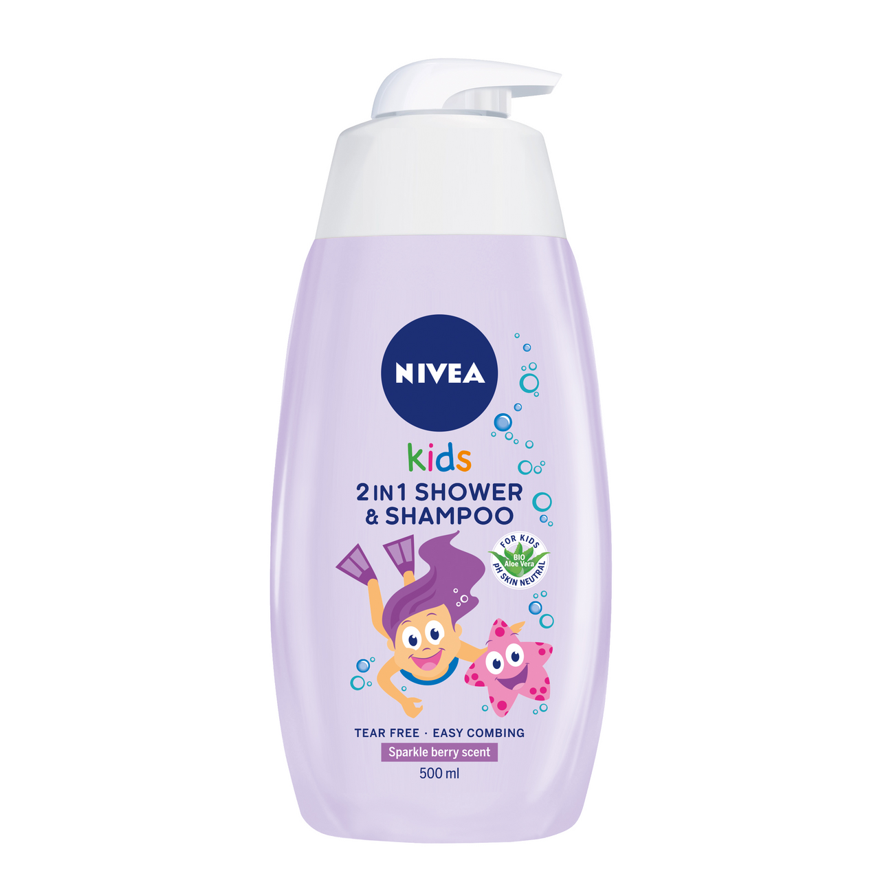 NIVEA Baby šampon i gel za tuširanje pumpica devojčice 500 ml