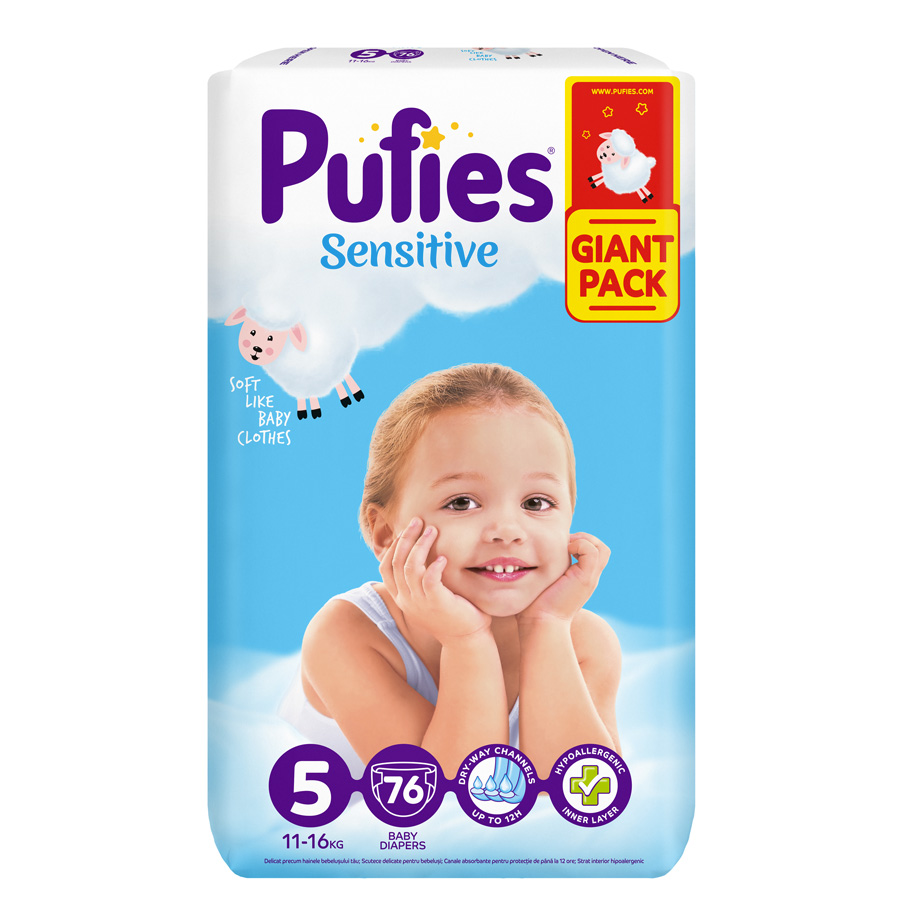 Pufies Pelene sensitive 5 junior 76/1