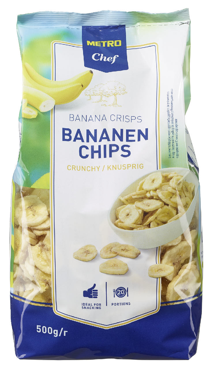 METRO Chef Prženi kolutići banane 500 g, kesa