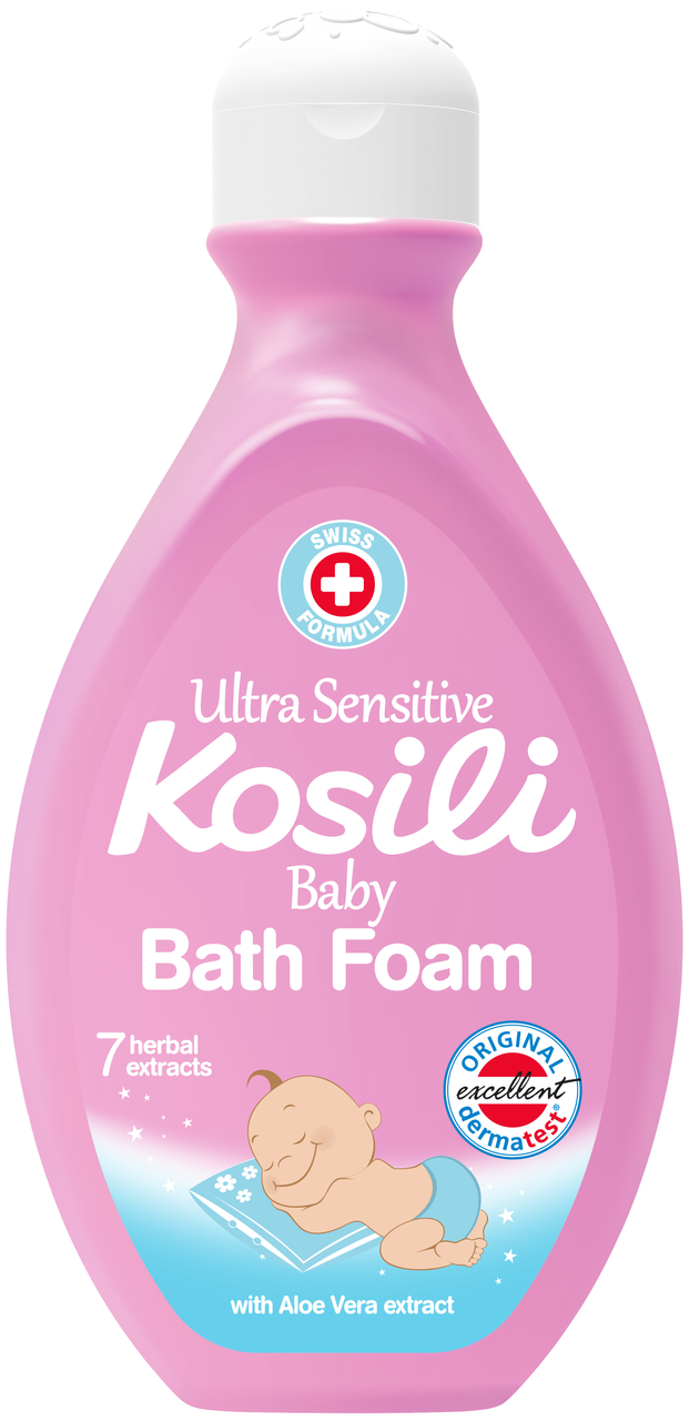 Kosili Pena za kupanje za bebe roze 400 ml