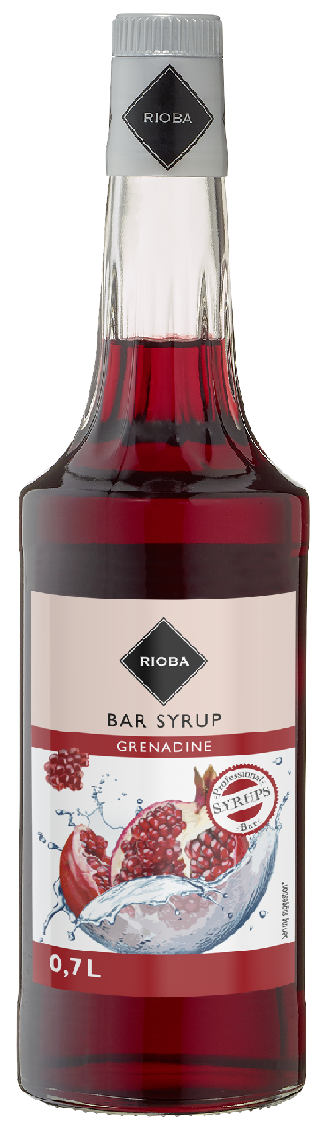 RIOBA Sirup bezalkoholni grenadine 0,7 l nepovratna boca