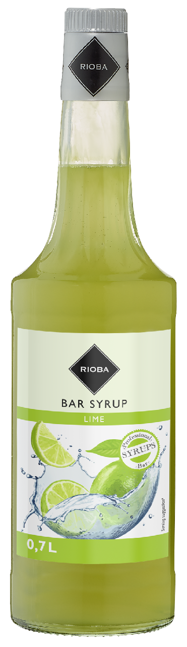 RIOBA Sirup bezalkoholni limeta 0,7 l nepovratna boca