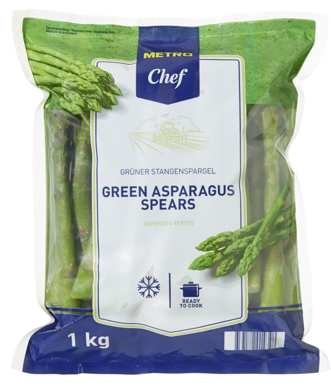 METRO Chef Zamrznuta špargla zelena 1 kg kesa