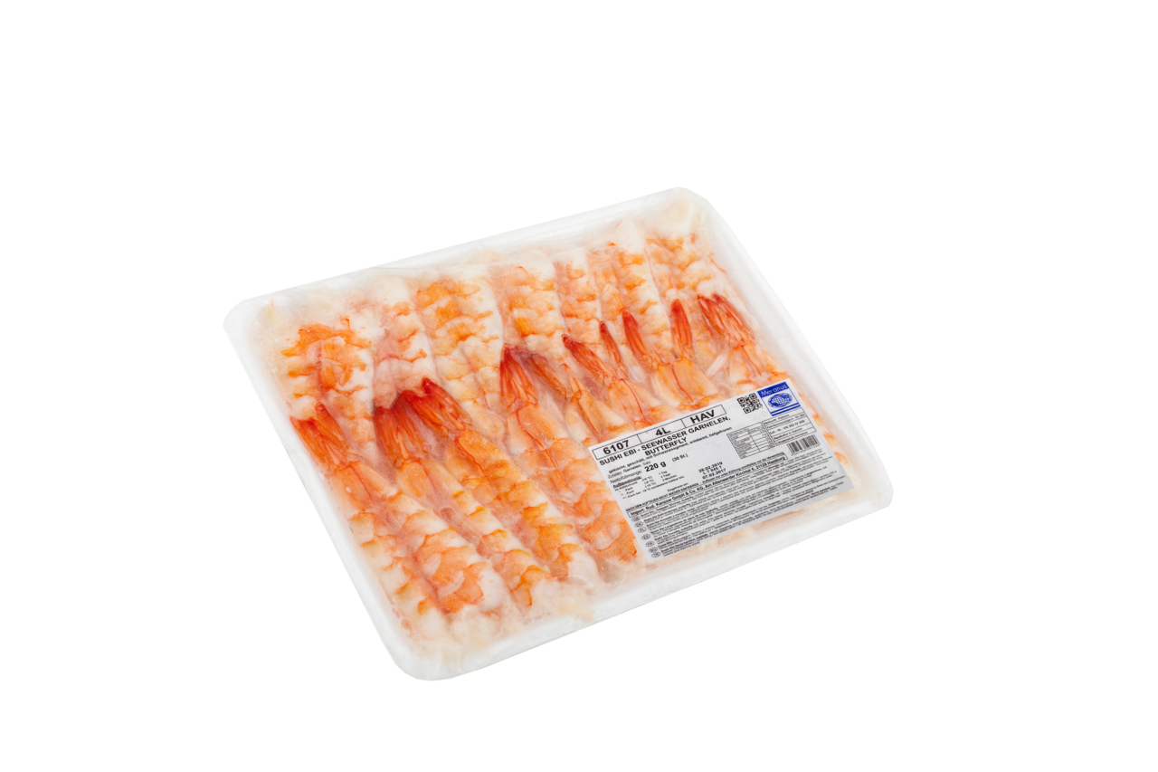 EBI SUSHI Zamrznute kozice 4L 220 g