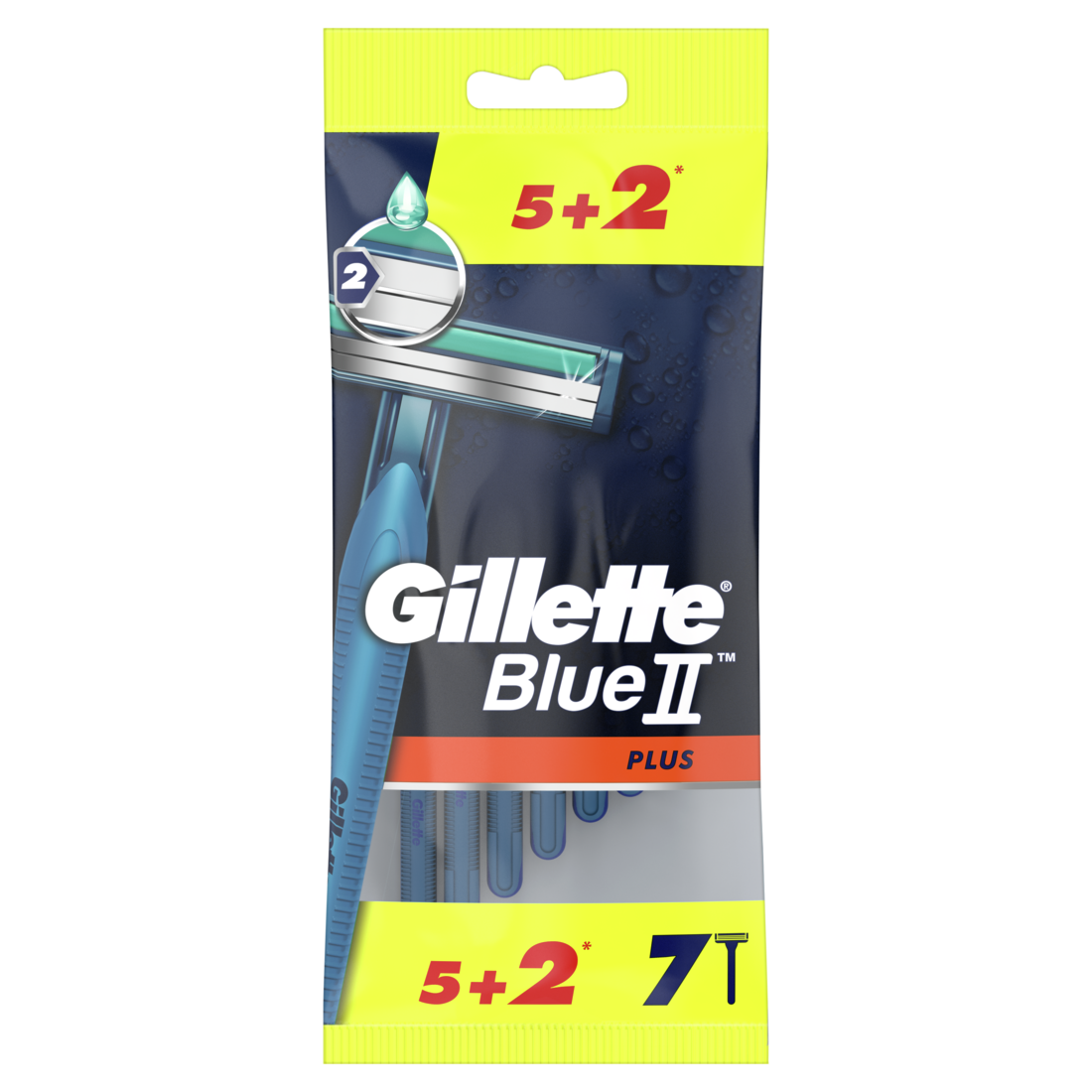 Gillette Jednokratni brijač blue II 7 kom, 5+2 gratis
