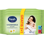 Fresh Vlažne maramice baby 2+1 gratis 64/1