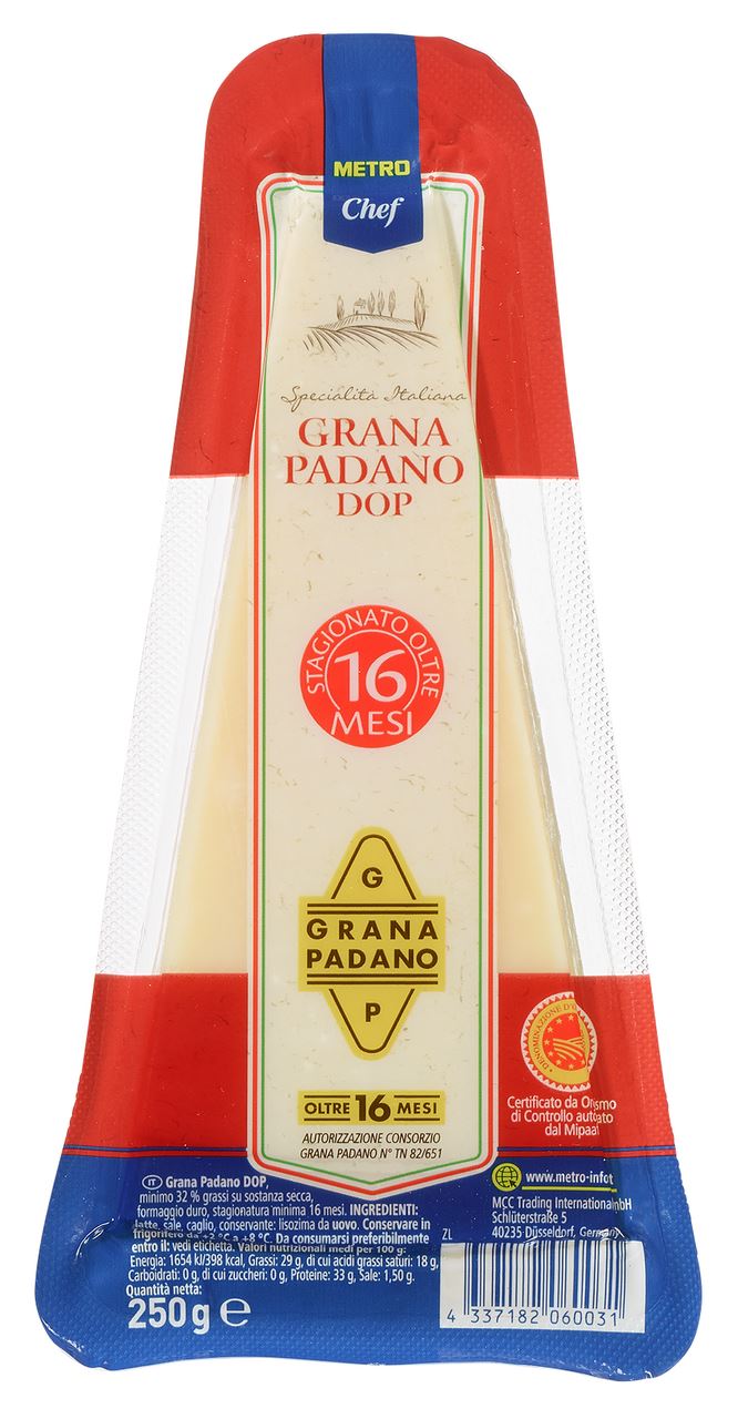METRO Chef Grana padano tvrdi sir 16 meseci 250 g