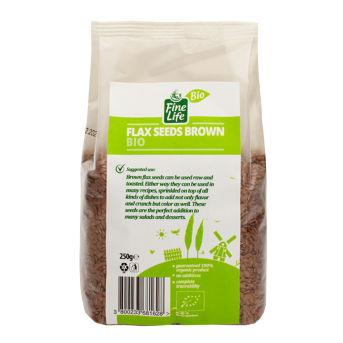 FINE LIFE BIO Organsko seme lana 250 g
