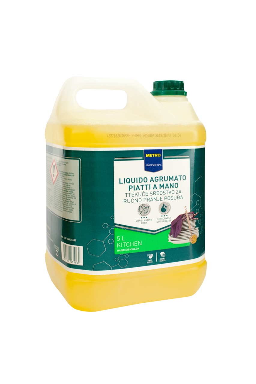 METRO PROFESSIONAL Sredstvo za ručno pranje posuđa citrus 5 l