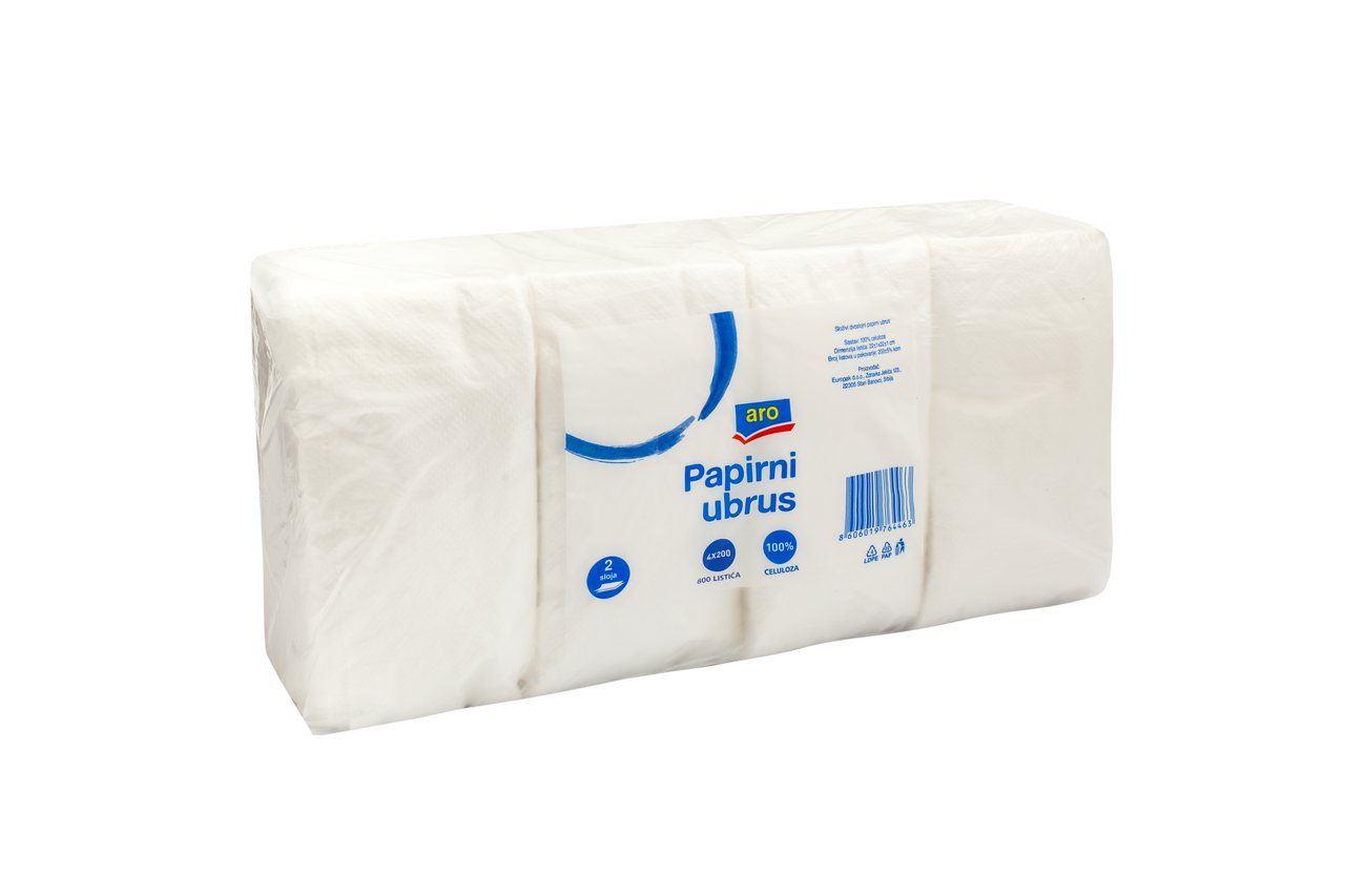 aro Papirni ubrus složivi dvoslojni 4X200 lista 4/1
